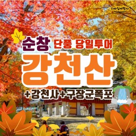 순창 강천산 단풍 당일 / 9만원부터~
